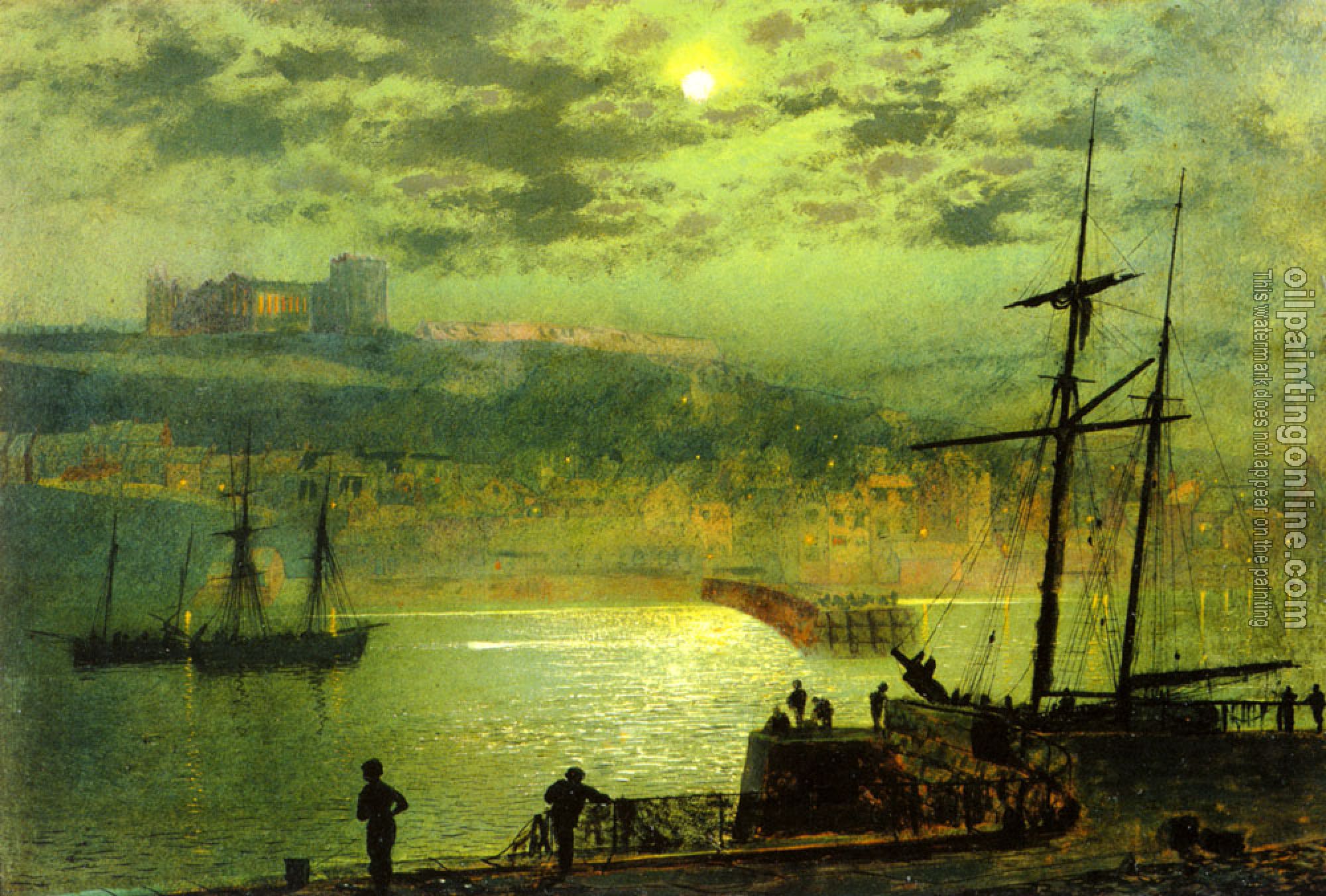 Grimshaw, John Atkinson - Whitby from Scotch Head